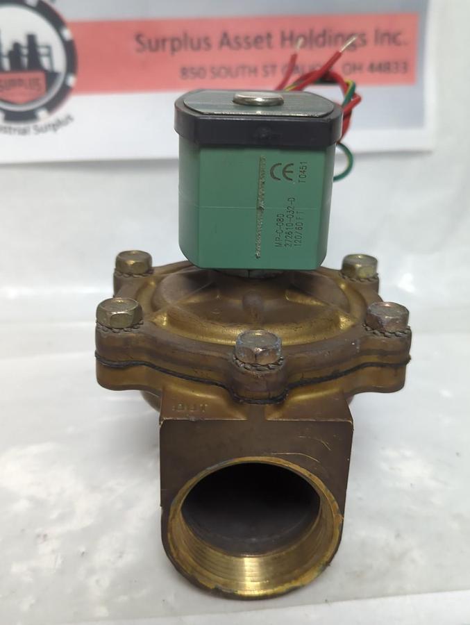 Used ASCO,8210G56,SOLENOID VALVE 1-1/2 INCH 15 WATT PRE-OWNED