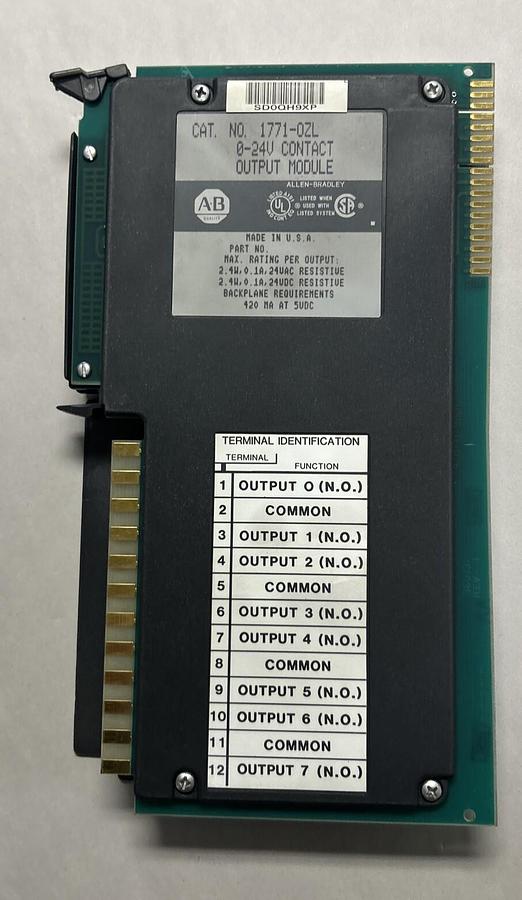 ALLEN BRADLEY,1771-OZL,OUTPUT MODULE NOS