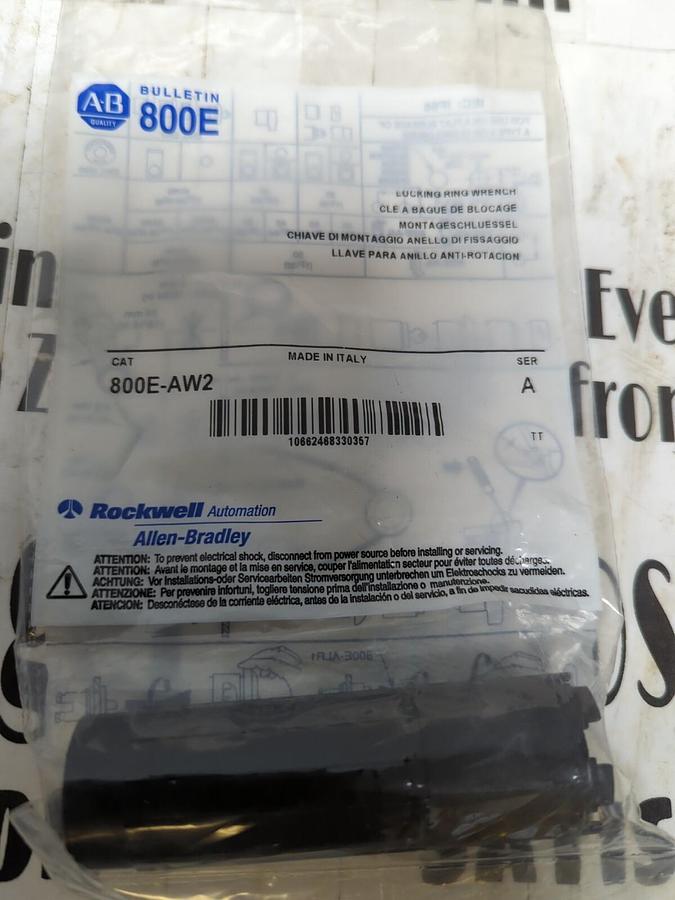 Used ALLEN BRADLEY,800E-AW2,SERIES-A LOCKING RING WRENCH NEW