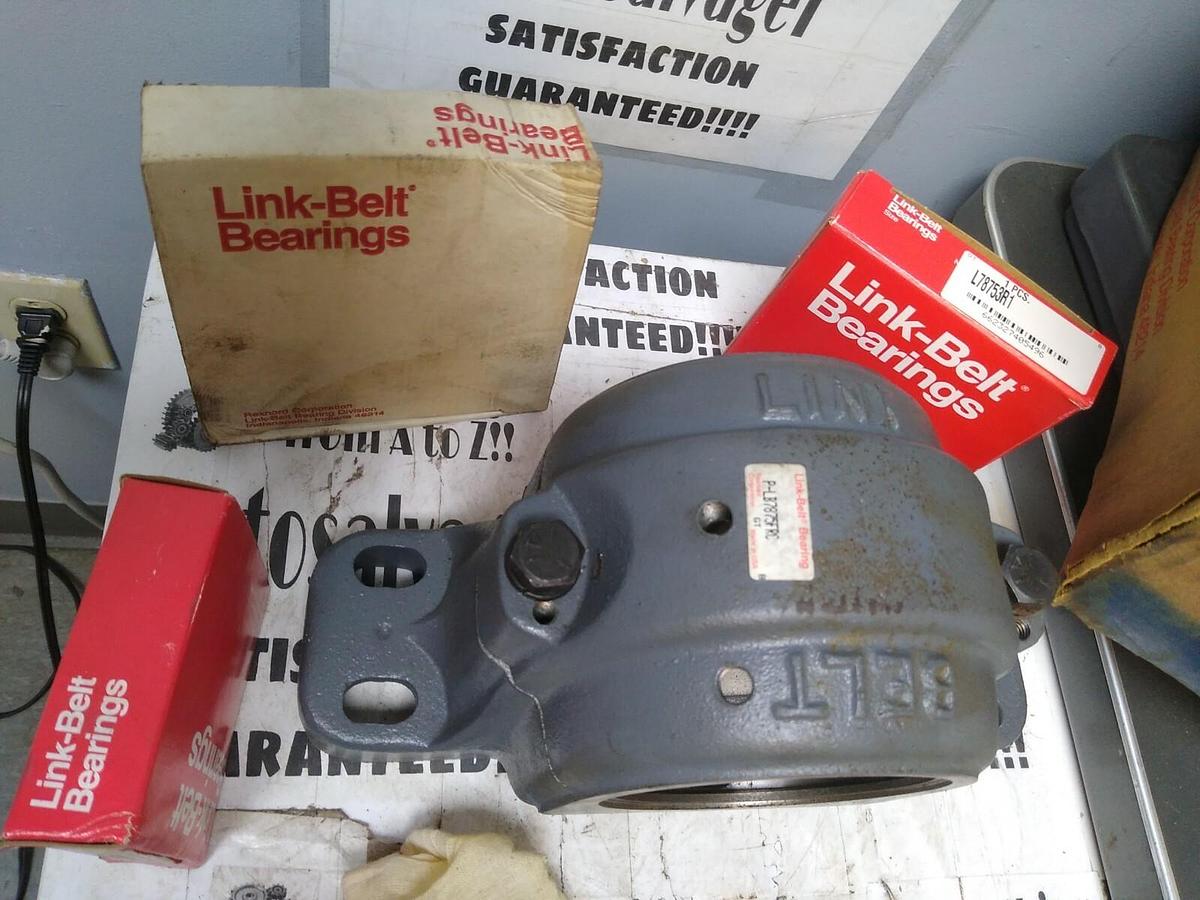 LINK-BELT,P-LB7875FRC,PILLOW BLOCK BEARING UNIT 4-BOLT NOS