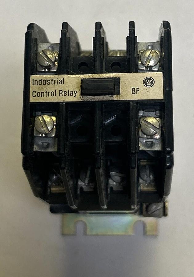 Used WESTINGHOUSE,BF42F,INDUSTRIAL CONTROL RELAY 300V 10A