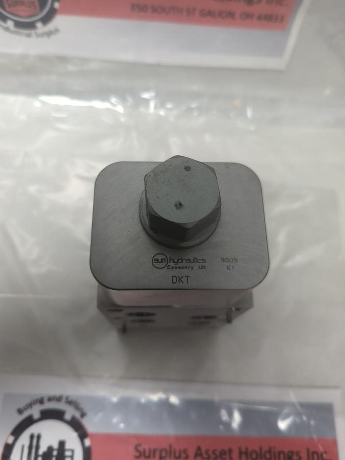 SUN HYDRAULICS,DKT 9BD9 K1,MANIFOLD VALVE BLOCK NOS