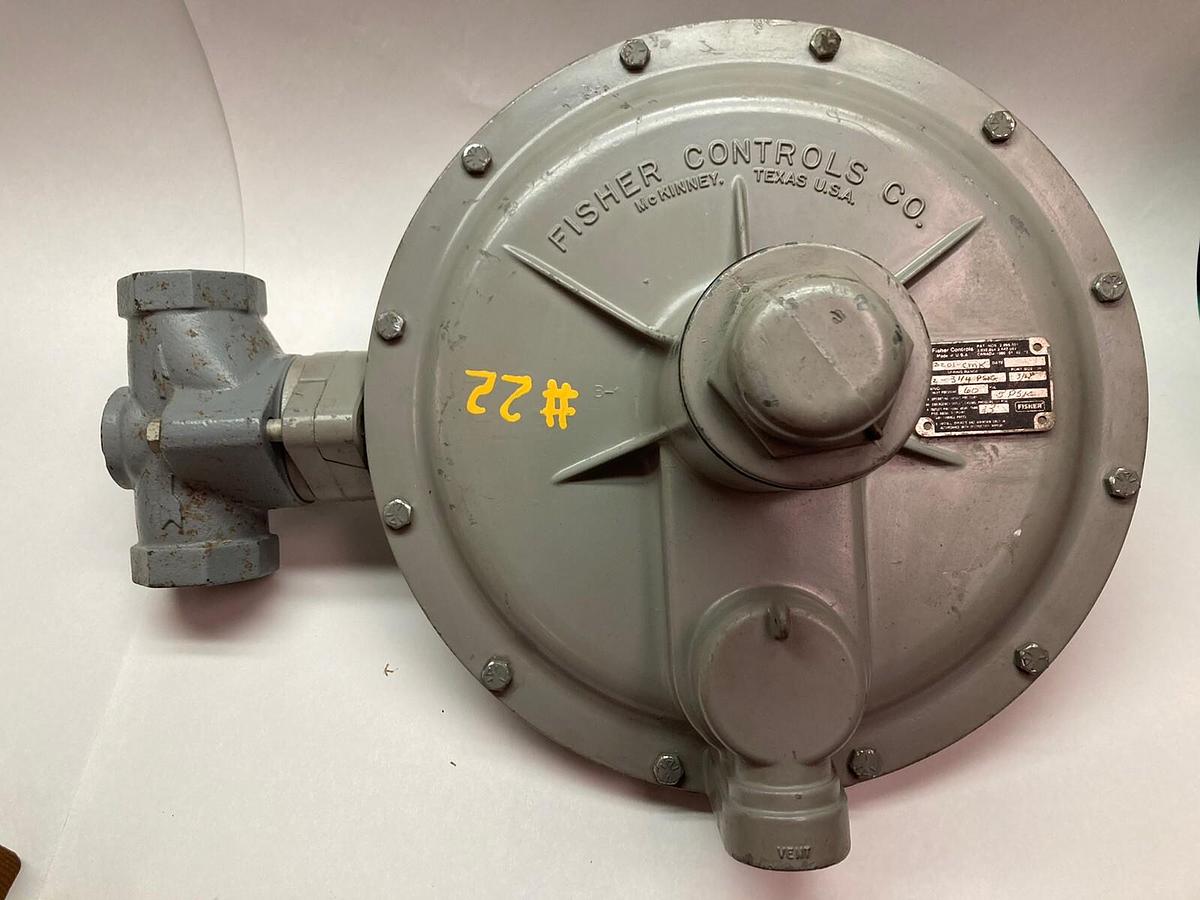 Used Fisher Controls,S201-CMK,Pressure Regulator 3/4 Inch Port