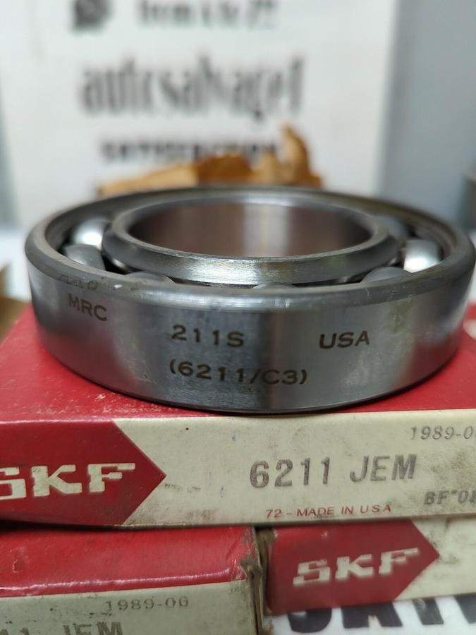SKF,6211 JEM,DEEP GROOVE BALL BEARING LOT OF 3 NOS