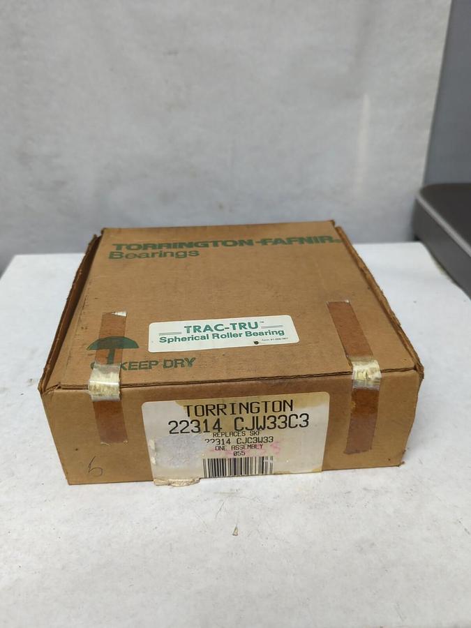 TORRINGTON,22314 CJW33C3,SPHERICAL ROLLER BEARING 70MM X 150MM NOS