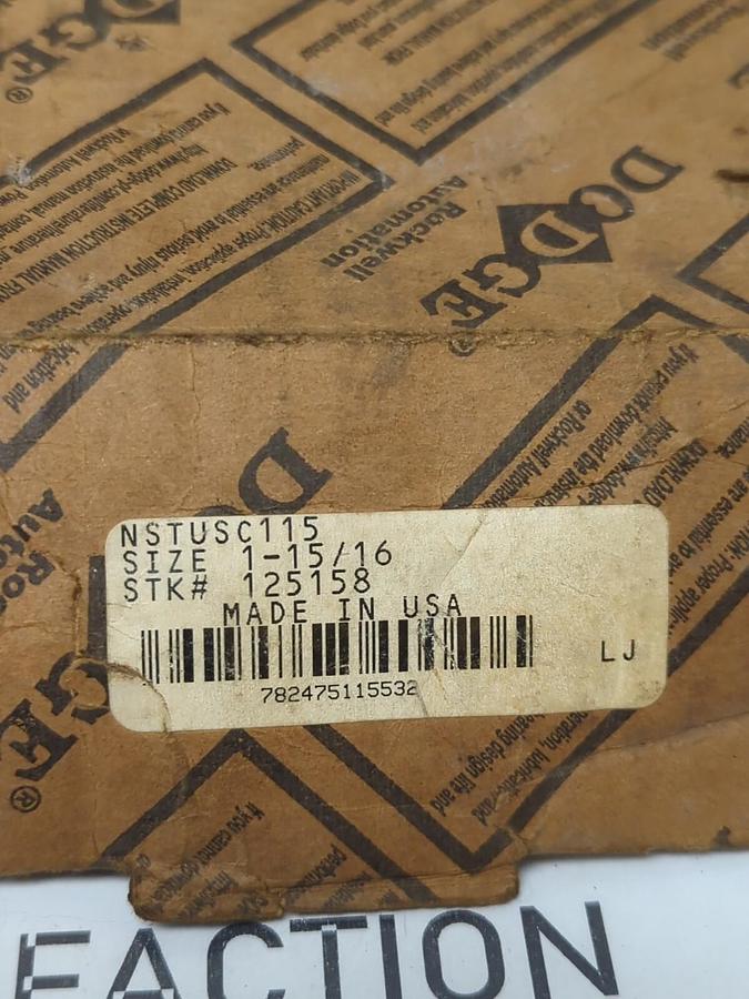 DODGE,125158,NSTUSC115 TAKE-UP BEARING 1-15/16 INCH BORE NOS