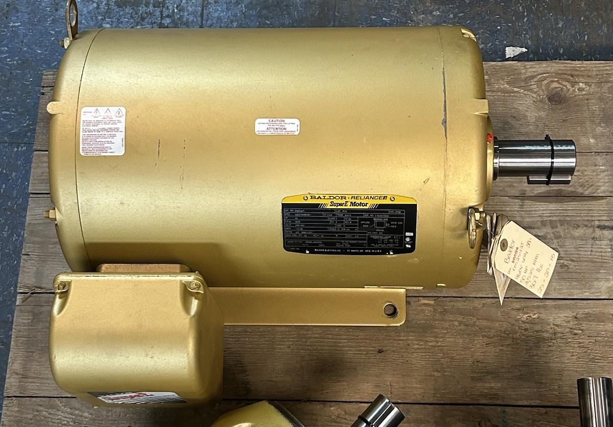 Used BALDOR,EM2542T,SUPER-E MOTOR 50HP 3524RPM 460V 3PH 324TS FRAME