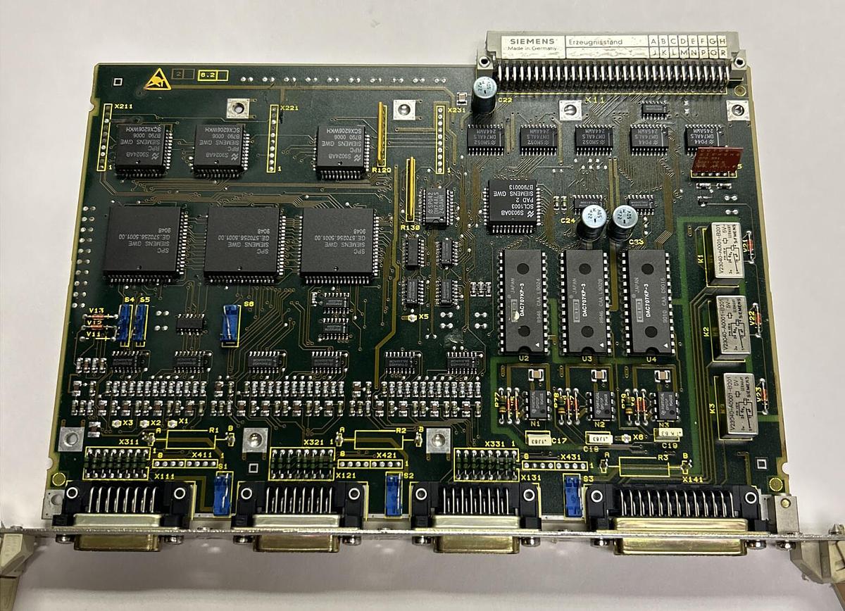Used SIEMENS,6FX1121-4BA02,SERVO INTERFACE BOARD