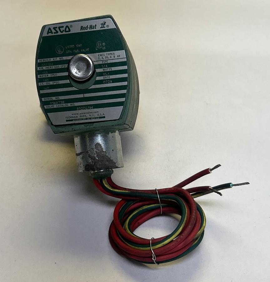 Used ASCO,8320G194,SOLENOID VALVE 1/4INCH