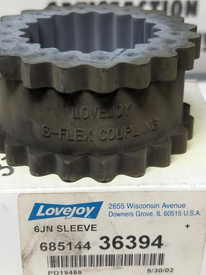 LOVEJOY,685144-36394 6JN,SLEEVE 6 INCH NOS