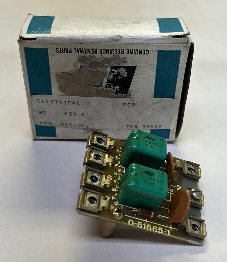 Used RELIANICE,O-51665-1,LINE DIRVE CIRCUIT BOARD