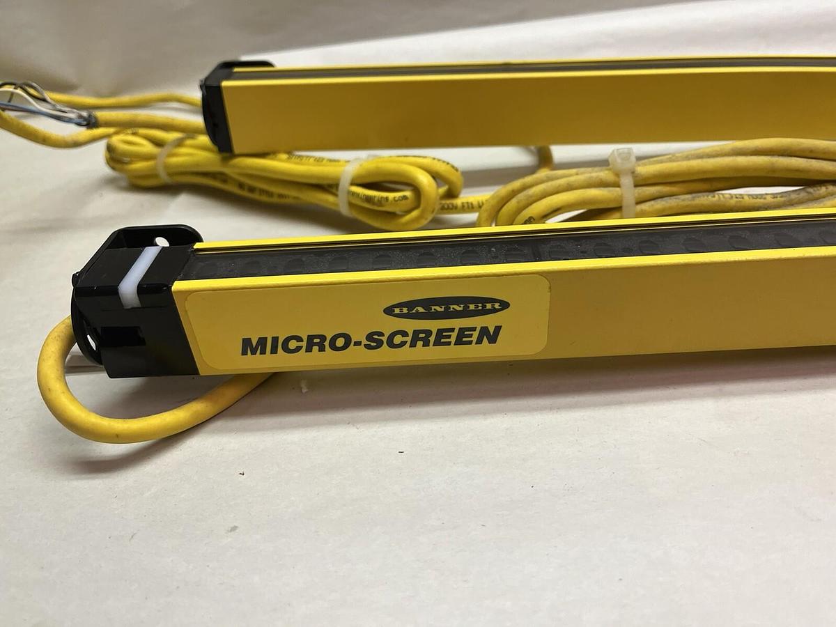 Used BANNER,USE1624YI-74905,MICRO SCREEN LIGHT CURTAIN USR1624YI-74906