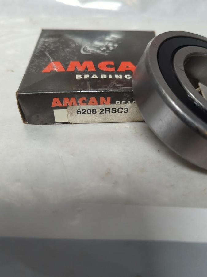 AMERICAN BEARING,6208 2RSC3,RUBBER SEALED DEEP GROOVE BALL BEARING NOS