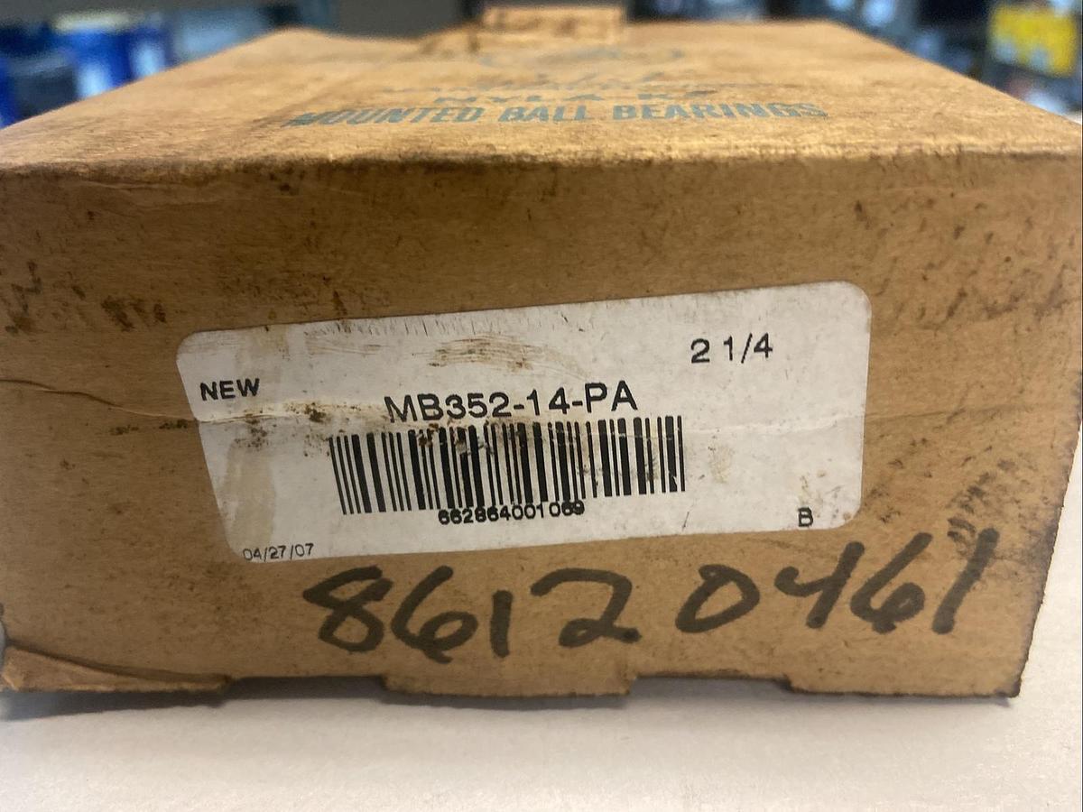 Nylak,MB352-14-PA,Insert Ball Bearing 2-1/4 INCH