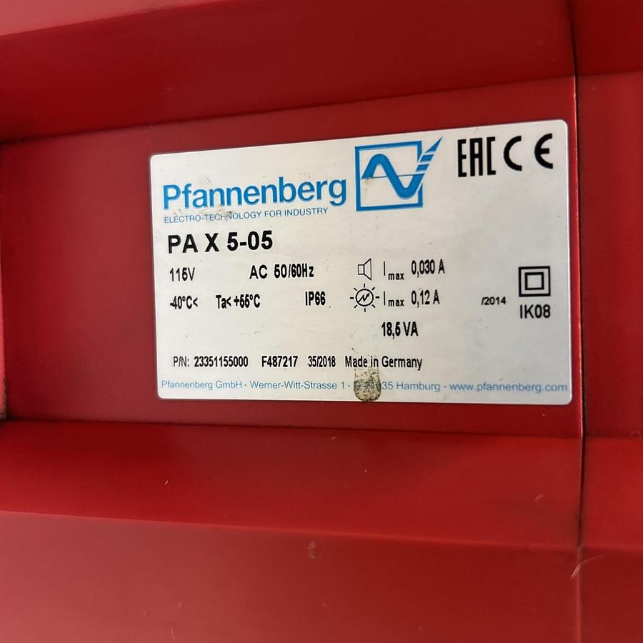 Used PFANNENBERG,23351155000,FLASHING STROBE BEACON