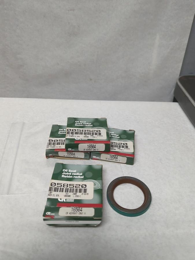 CHICAGO RAWHIDE,16504,OIL SEAL LOT OF 4 NOS