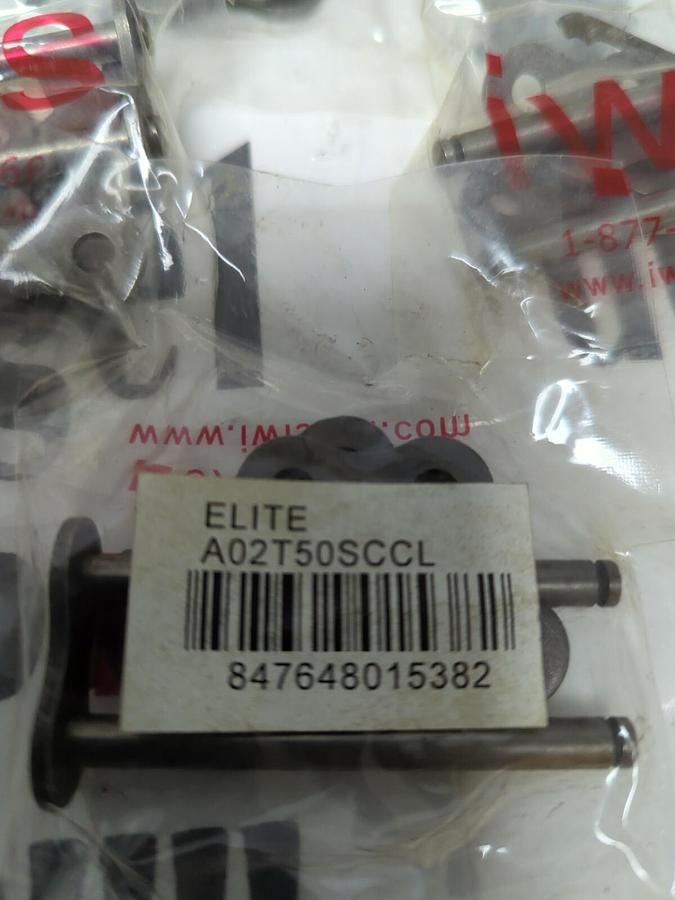 Used IWIS ELITE,A02T50SCCL,CONNECTING CHAIN LINK LOT OF 4 NOS