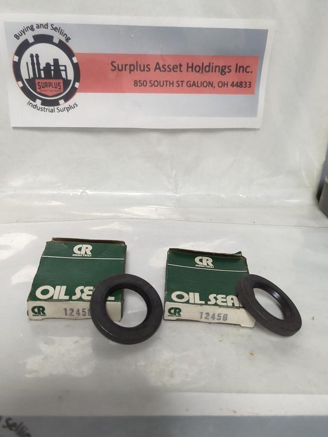 CHICAGO RAWHIDE,12456,OIL SEAL LOT OF 2 NOS
