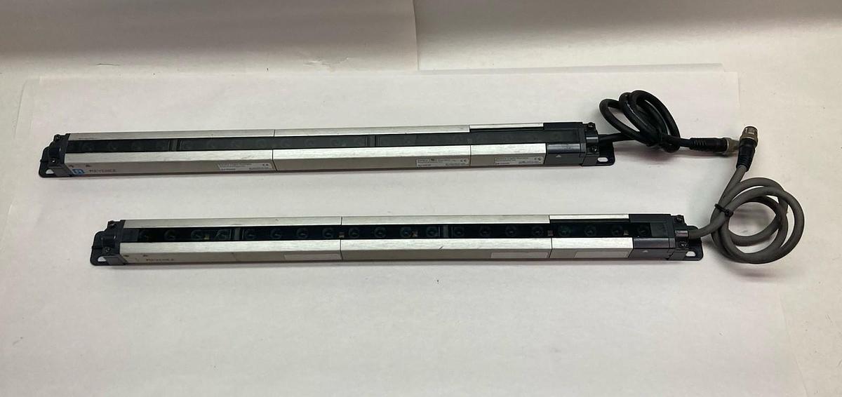 Used Keyence,PJ-V21T & PJ-V21R w/PJV20T & PJ-V20R,Safety Light Curtain Sets