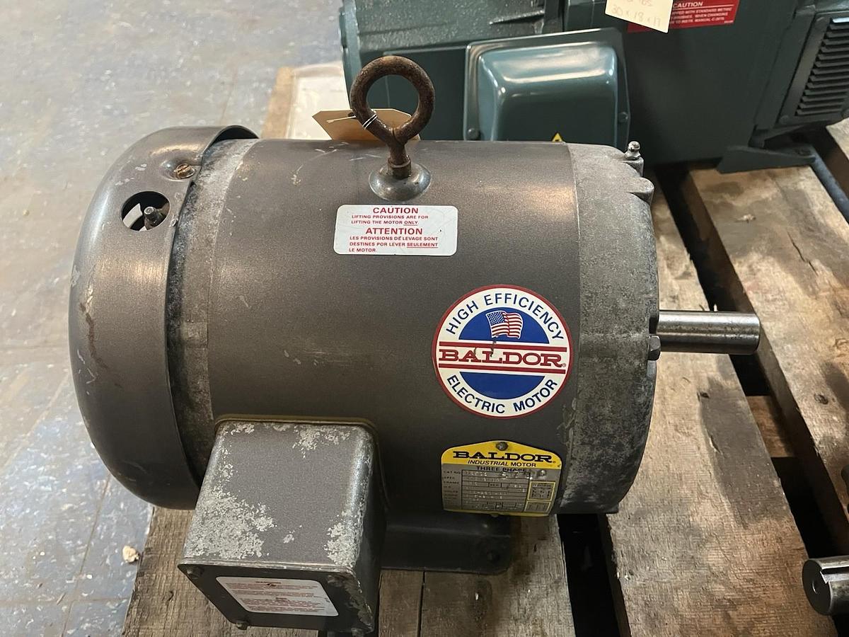 Used BALDOR,M3703,MOTOR 3HP 1725RPM 213 3PH
