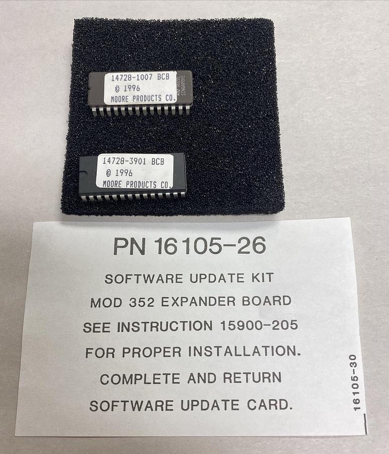 MOORE,16105-26,SOFTWARE UPDATE KIT MOD-352 NOS