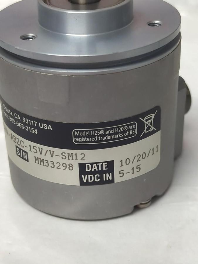 Used BEI,01002-7252,H25E-F1-SS-1024-ABZC-15V/V-SM12 PRE-OWNED