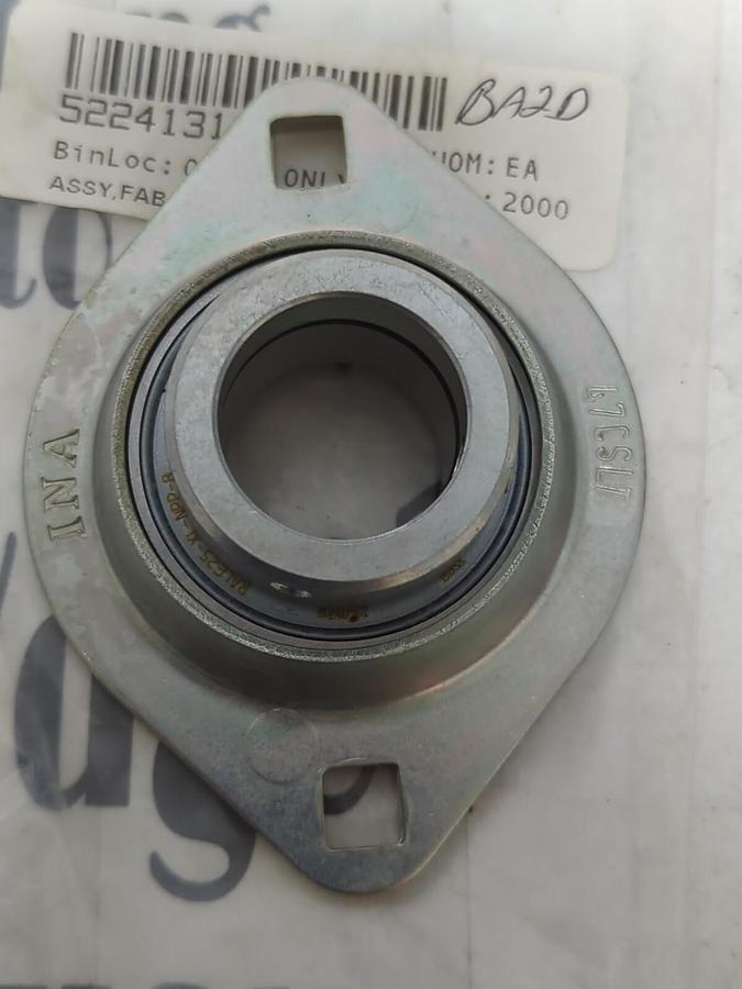 INA,47CSLT,FLANGE HOUSING UNIT  W/RALE25-XL-NPP-B BEARING LOT OF 2 NOS