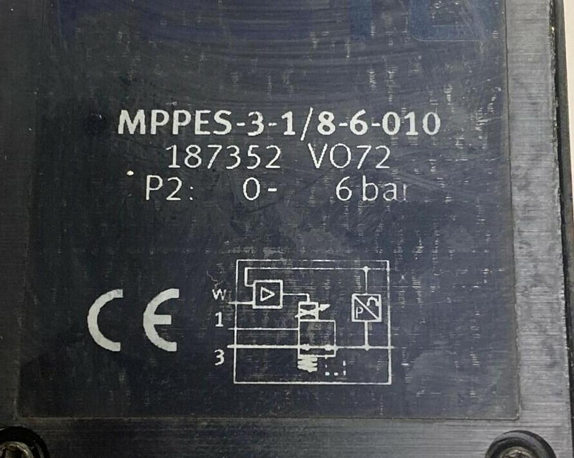 Used Festo,MPPES-3-1 / 8-6-010,Proportional Pressure Valve