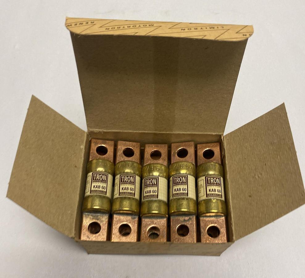 Bussmann,KAB60,Tron Fuse Lot Of 10 NOS