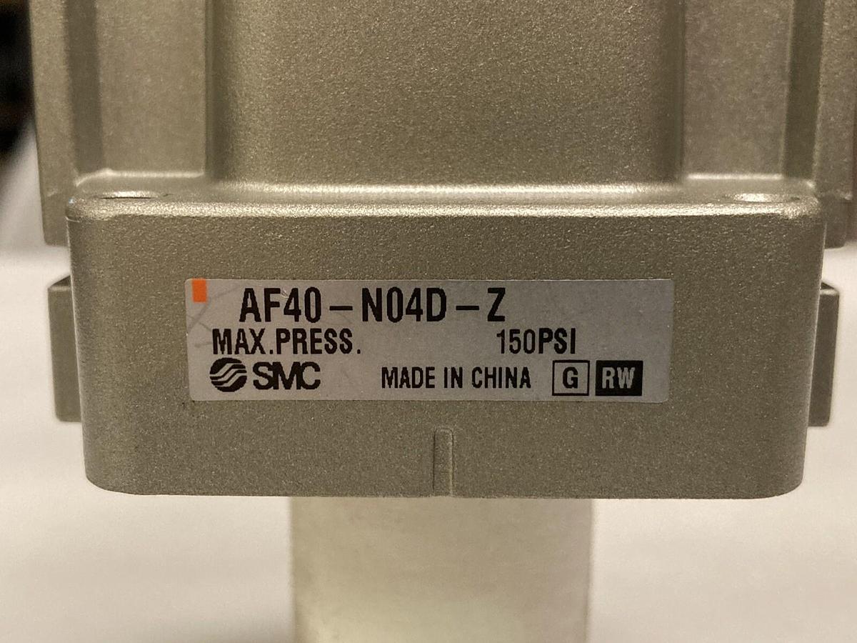 Used UNBRANDED,AF40-N04D-Z,Pneumatic Filter  150 PSI