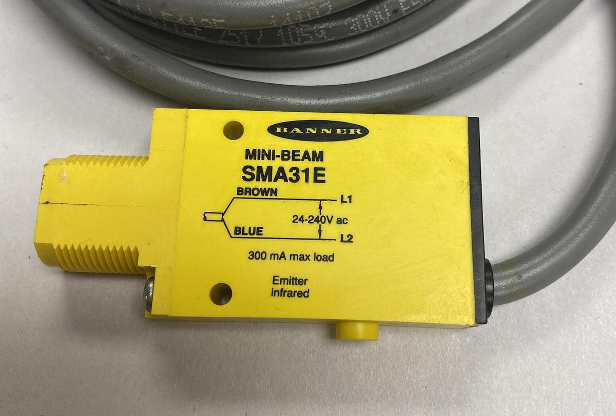 BANNER,SMA31E,PHOTOELECTRIC EMITTER SENSOR NOS