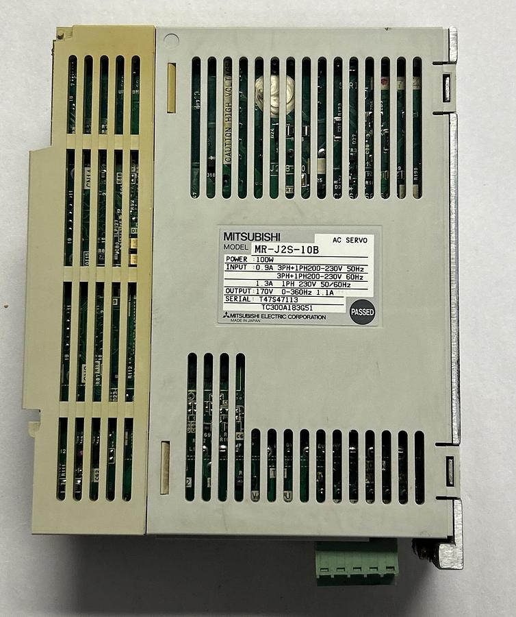 Used MITSUBISHI,MR-J2S-10B,AC SERVO DRIVE