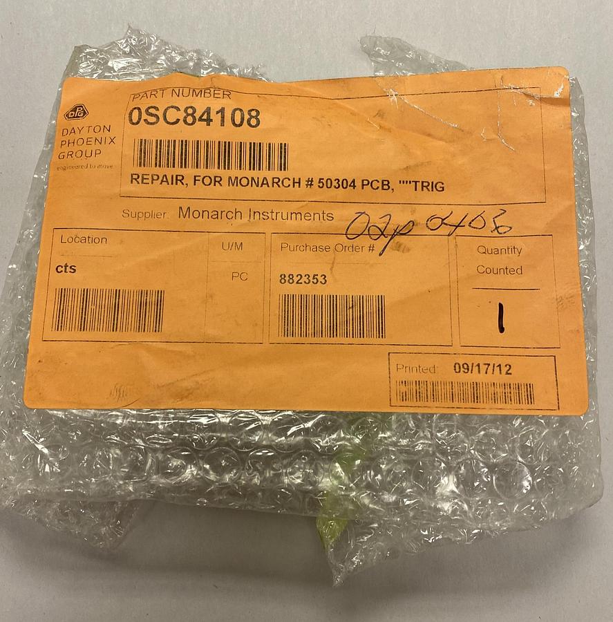 Used MONARCH,50304,PC TRIG BOARD REFURBISHED