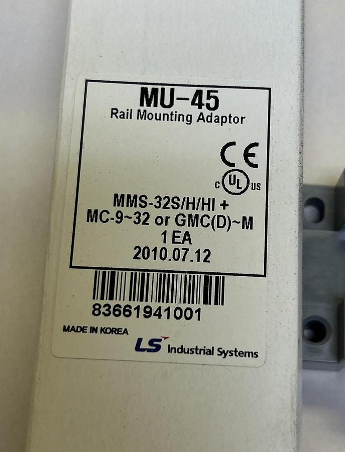 LS INDUSTRIAL,MU-45,RAIL MOUNTING ADAPTER NOS