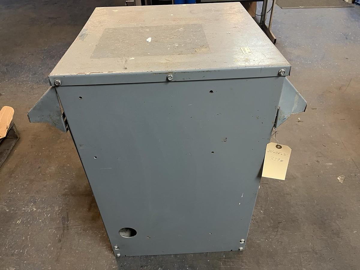 Used SQUARE D,45T3H,TRANSFORMER 45KVA 3PH HV 480V LV 208Y/120V