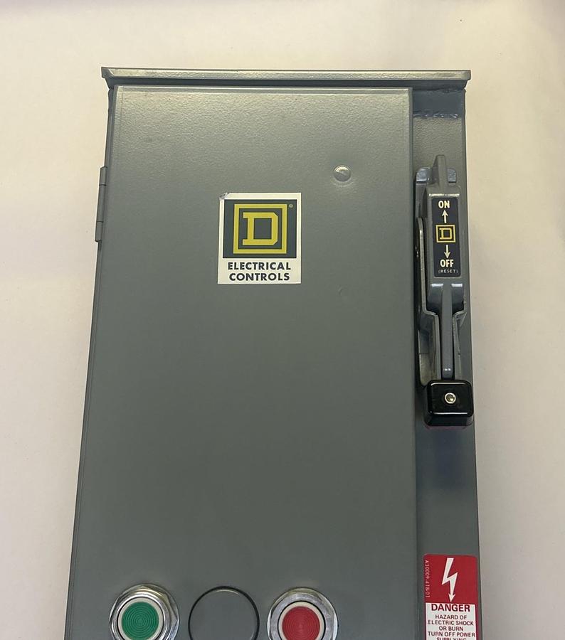 SQUARE D,8538SBA21,COMBINATION MOTOR STARTER SIZE 0 30A 600V NOS