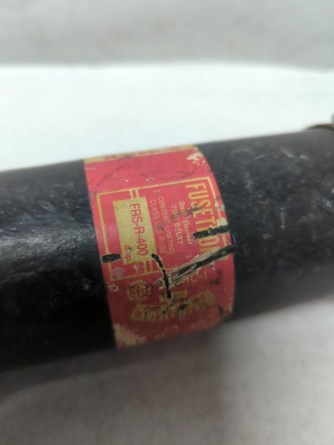 Used COOPER BUSSMANN,FRS-R-400,FUSETRON 400 AMP FUSE PRE-OWNED