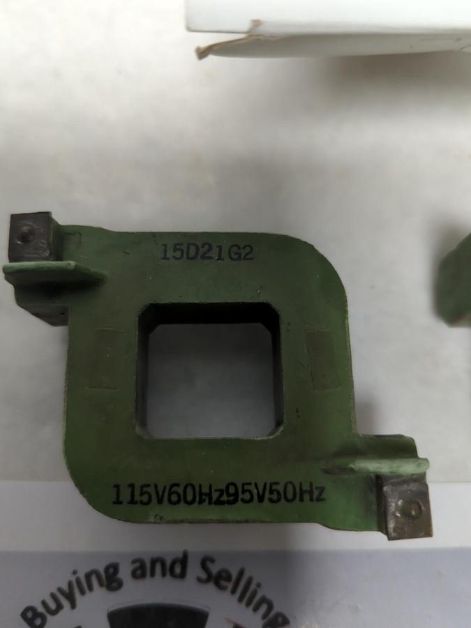 Used GENERAL ELECTRIC,15D21G2,COIL 115V 60HZ 95V 50HZ LOT OF 2 PRE-OWNED
