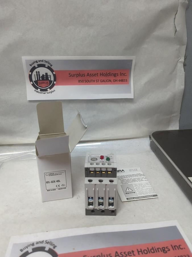 CERUS,MTK-63/3K 40L,THERMAL OVERLOAD RELAY NOS