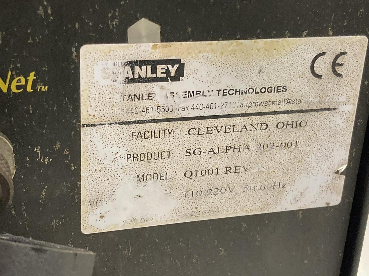 Used Stanley,Q1001-202-001,Alpha Module w/ Dnet Nutrunner Controller Rev.A 10A110/22