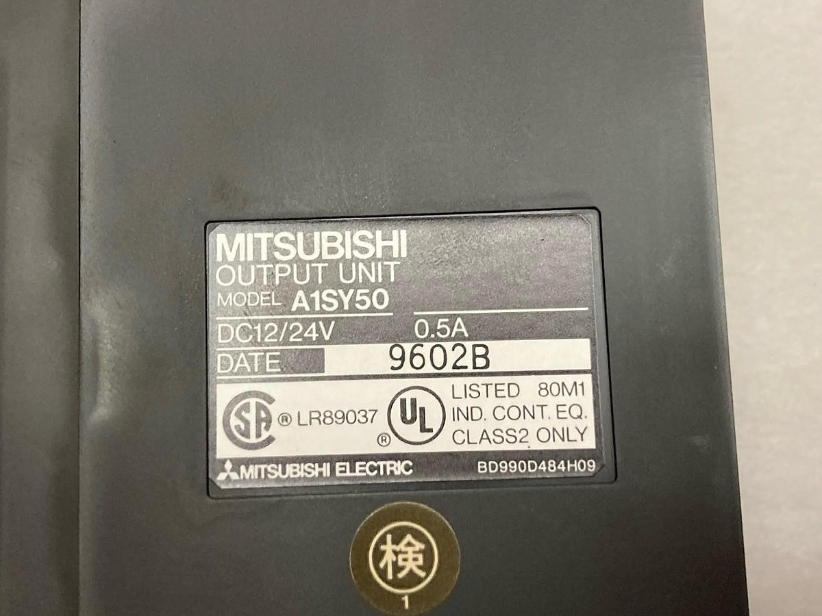 Mitsubishi,A1SY50,Output Module Unit DC12/24V 0.5A
