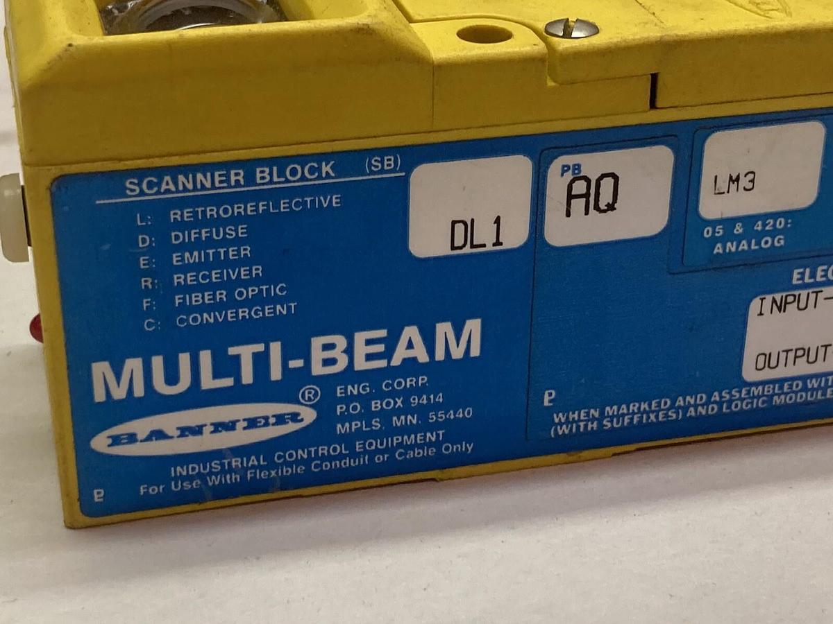 Used Banner,DL1,Multi-Beam Scanner Block