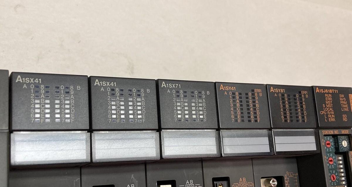 Used Mitsubishi,A1S61PN/A1SHCPU/A1SX41/A1SX71/A1SY81,A1SJ61BT11,Rack