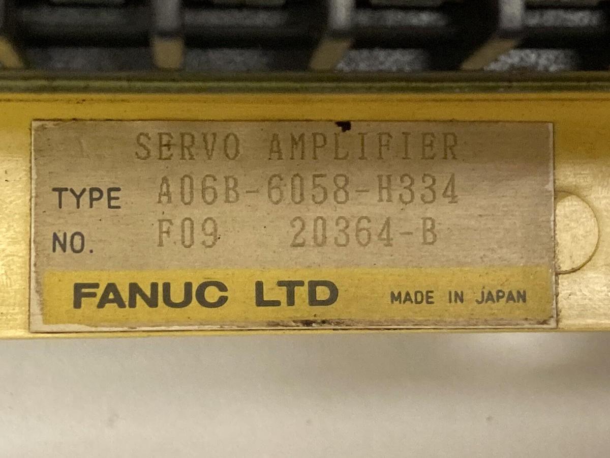 Used Fanuc,A06B-6058-H334,Servo Amplifier Unit
