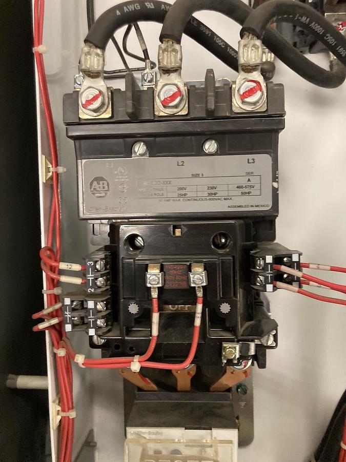 Used Allen-Bradley,2100 2112,Size 3 Fused MCC 32 Inch Starter Feeder Bucket