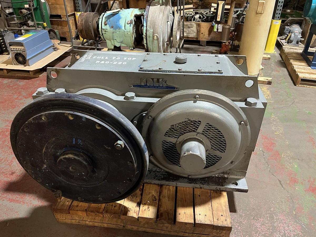 Used FALK,425A2-AR,ENCLOSED GEAR REDUCER RATIO 20.40 INPUT 250HP 1750RPM