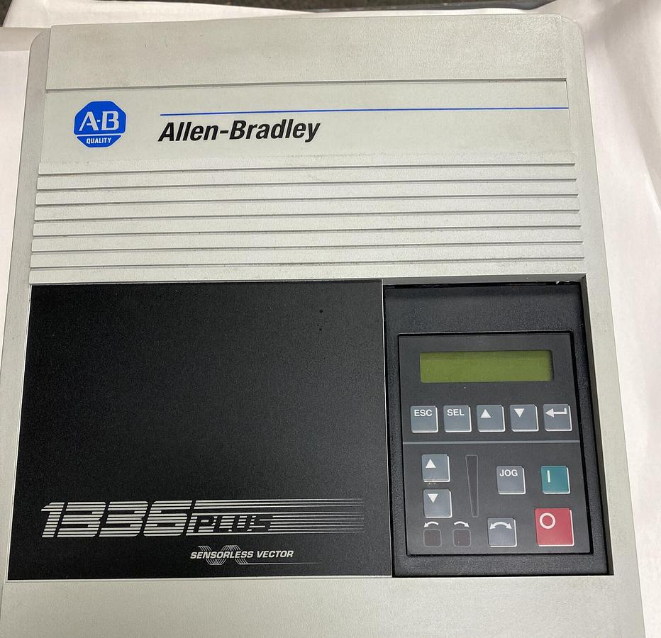 Used Allen-Bradley,1336S-B007-AA-FR6-HA2,Ser D 1336 Plus Sensorless Vector AC Drive