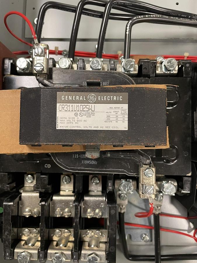 GE,300,GENERAL ELECTRIC LINE CONTROL SIZE 3 CR311 REVERSING COMBINATION STARTER