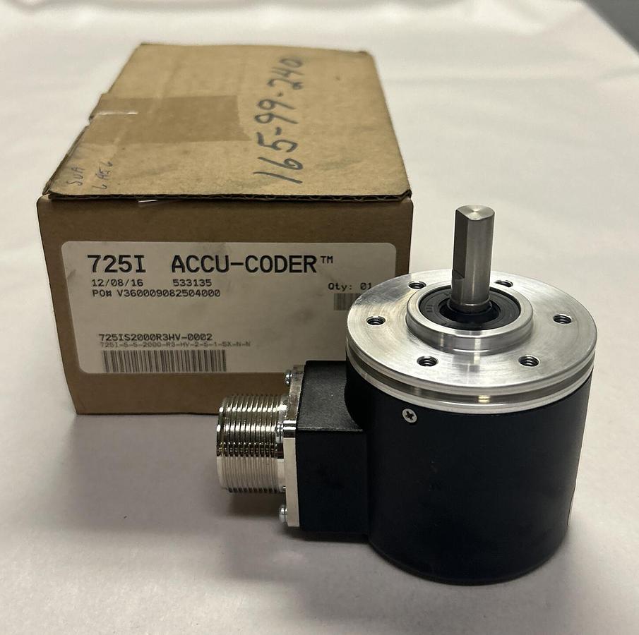 Used ACCU-CODER,725I-S-S-2000-R3-HV-2-S-1-SX-N-N,ENCODER NEW