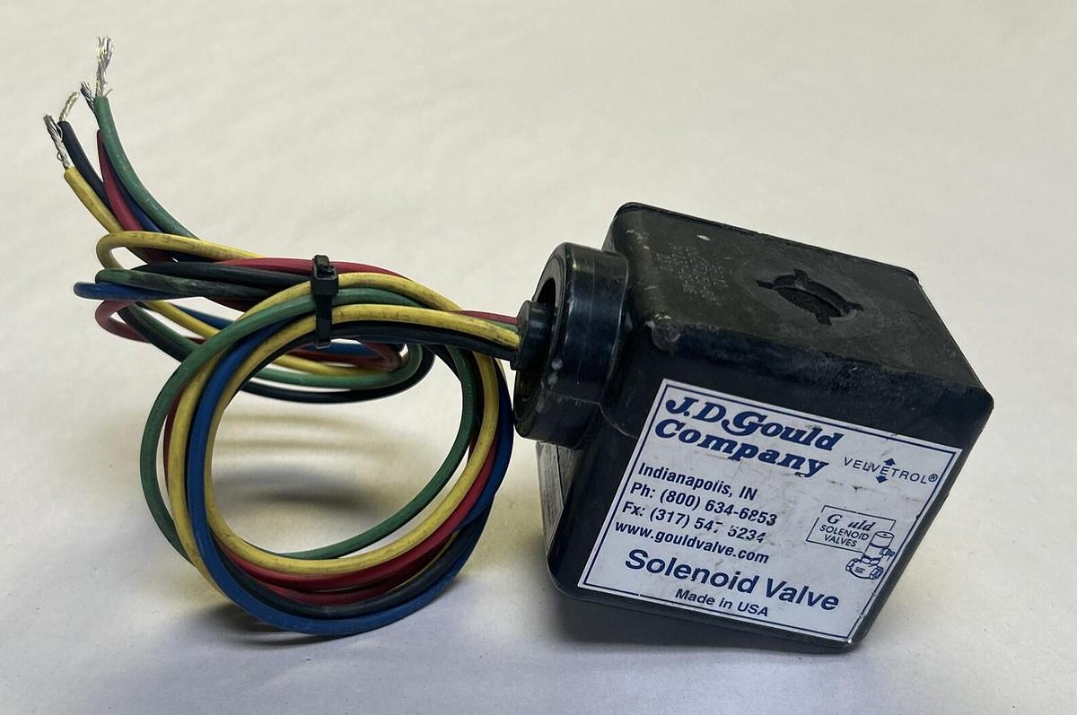 Used JD GOULD COMPANY,J41232-CC-M6,COIL DUAL VOLTAGE 120/240V